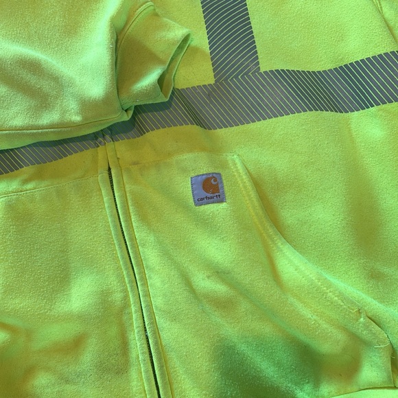 Carhartt High Visibility Sweatshirt. - Picture 3 of 8